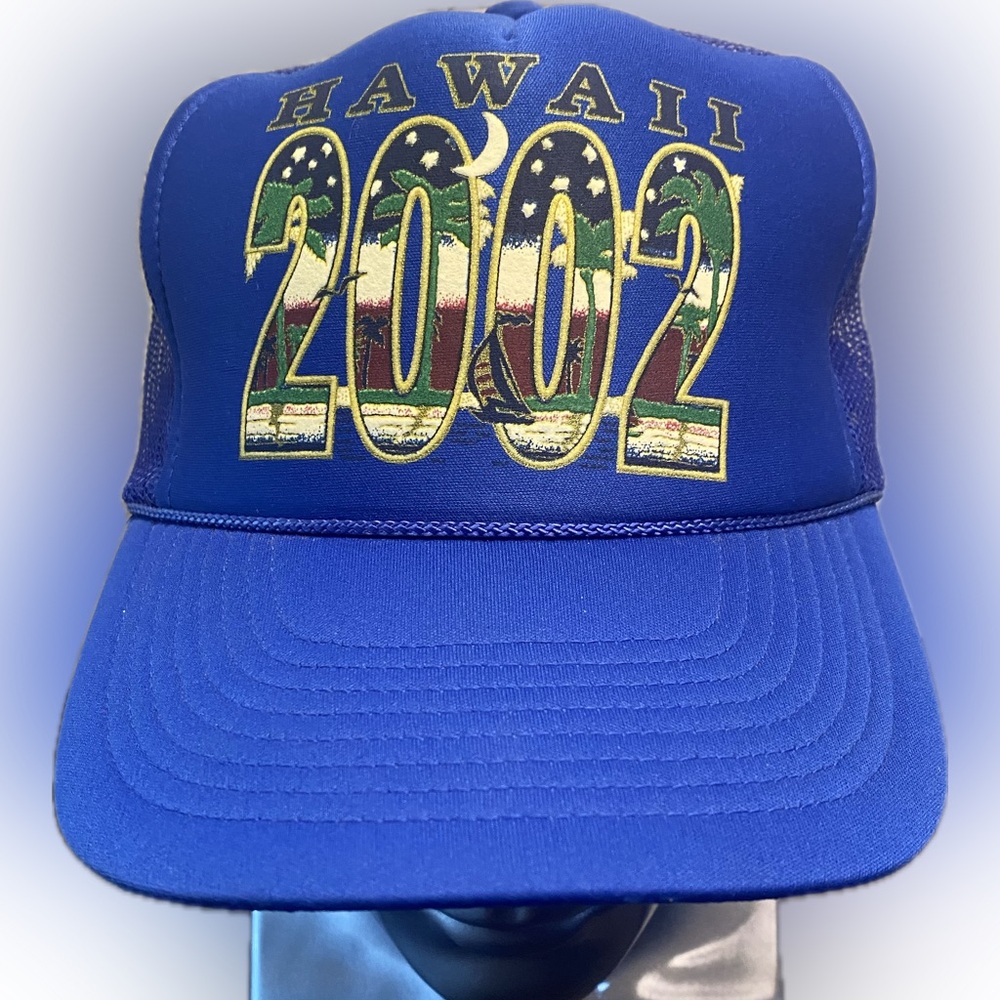 Vintage Nissun Cap Hawaii 2002 Trucker Hat - Island Beach Tropical Maui Vacation
